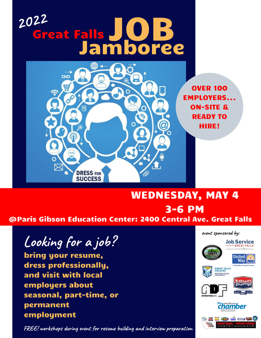 Great Falls Job Jamboree Flyer