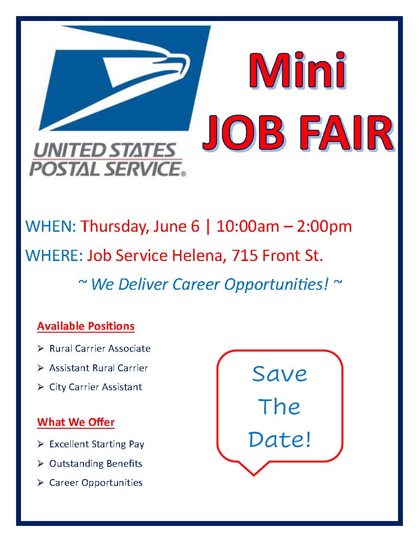 Helena - United States Postal Service Mini Job Fair