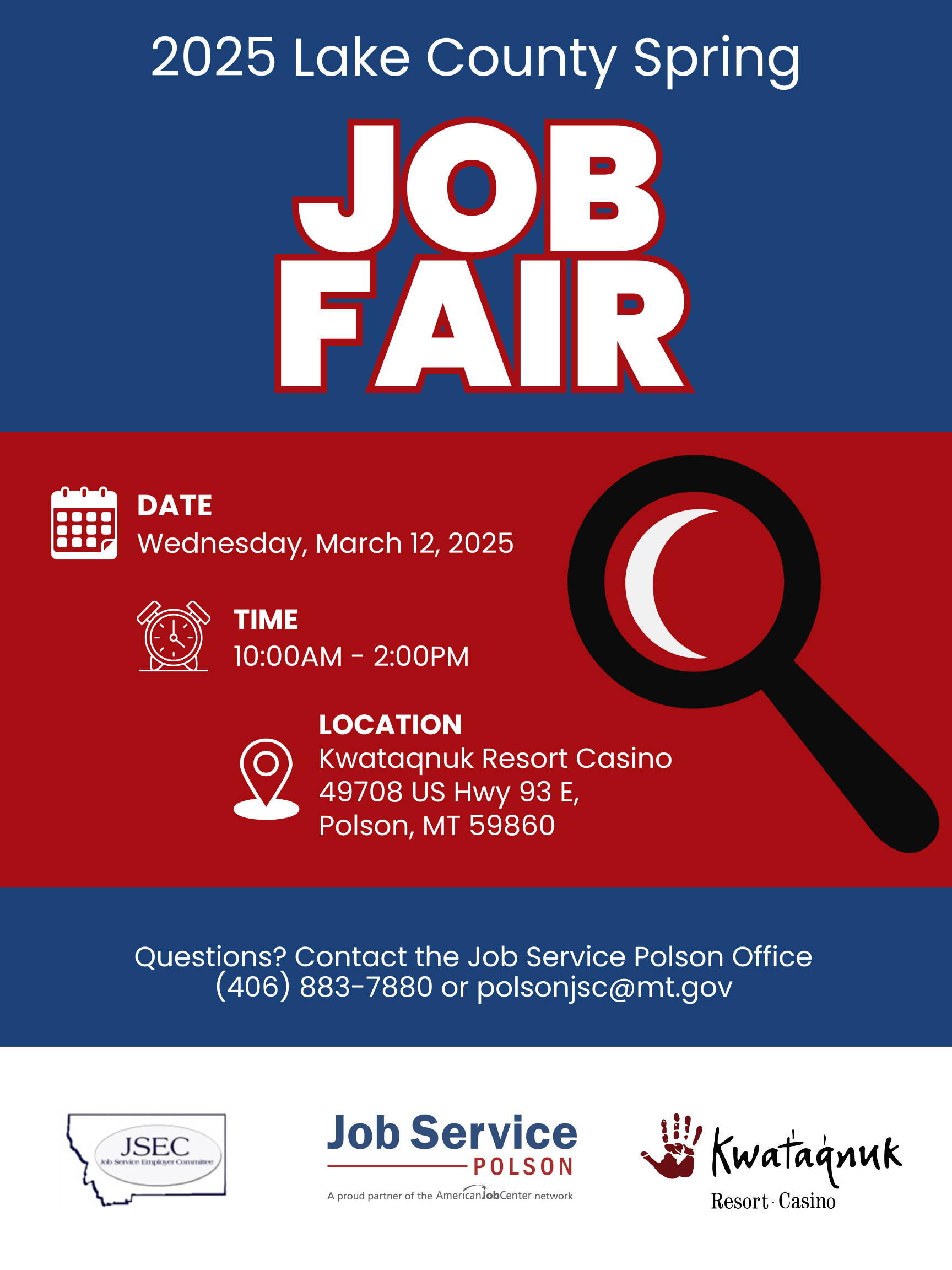 Polson - Lake County Spring Job Fair