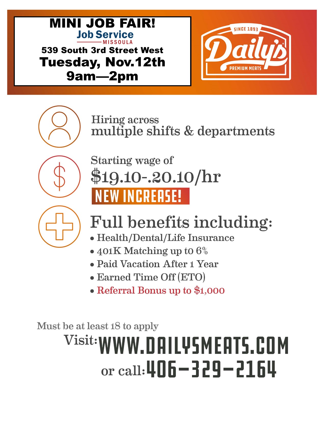 Missoula - Daily's Mini Job Fair