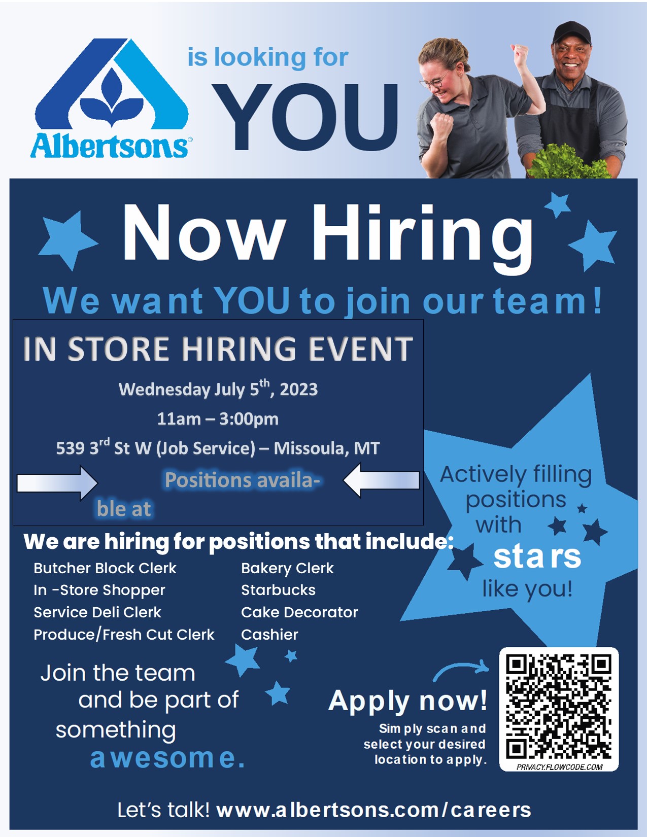 Missoula Mini Job Fair Albertsons