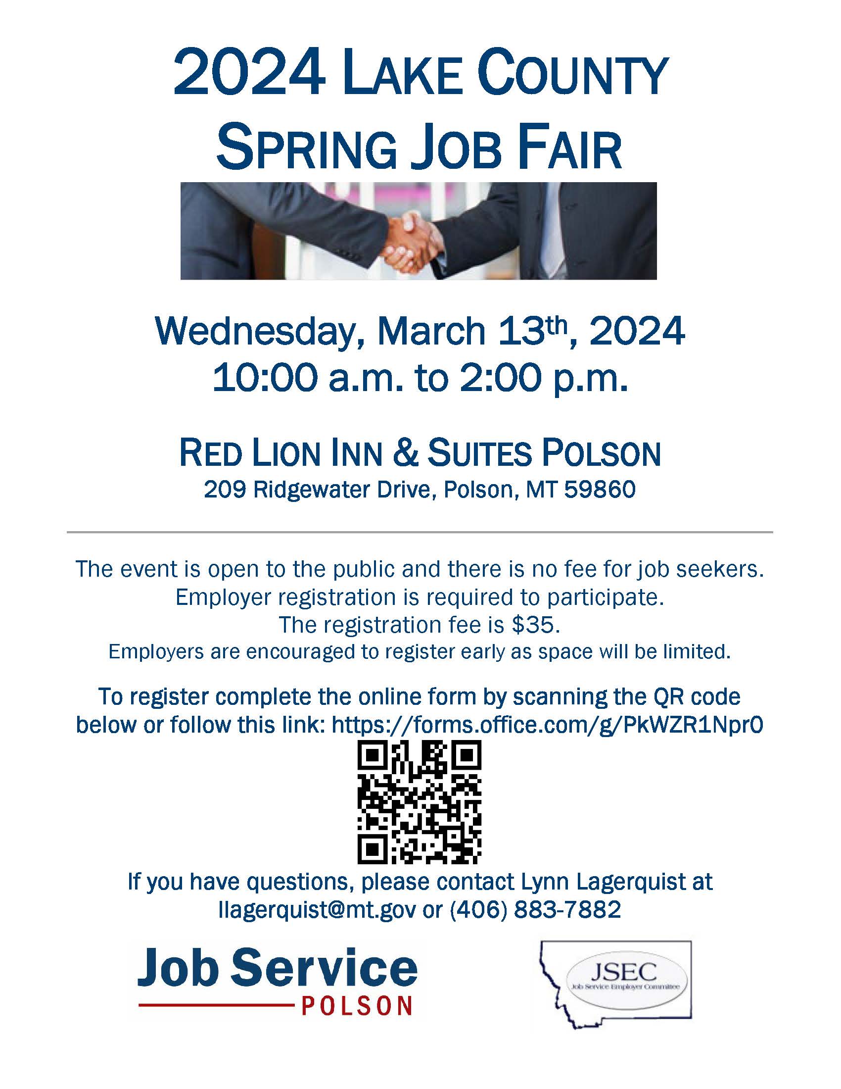 Polson - Lake County Spring Job Fair